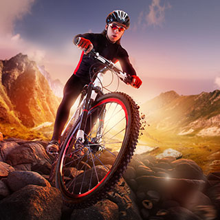 mountain biking parts & gear: