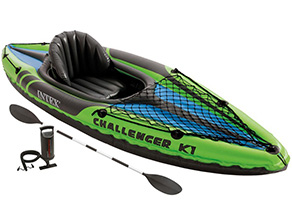 Intex Challenger K1 Kayak, 1 Person Inflatable Kayak best inflatable fishing kayak