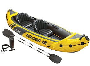 Intex Explorer K2 Kayak, 2, Person Inflatable Kayak top rated fishing kayak