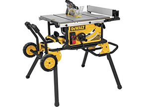 DEWALT DWE7491RS 10-Inch Jobsite Table Saw best portable table saw for the money