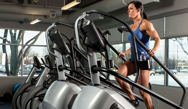 using elliptical machine: Ladder