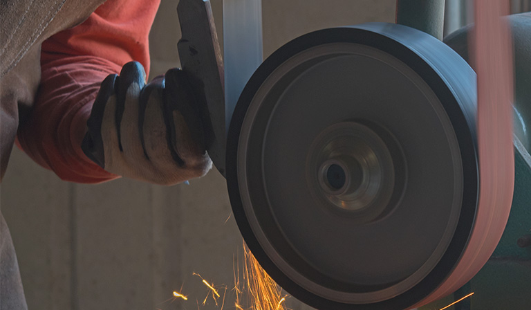 belt sander for knife making: