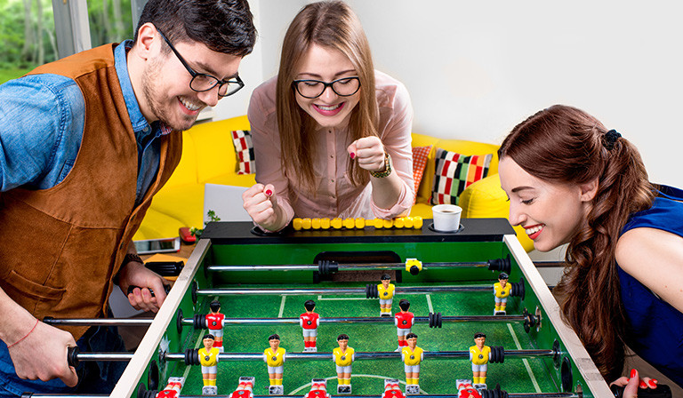 Foosball table rules