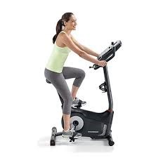 Upright exercise bikes