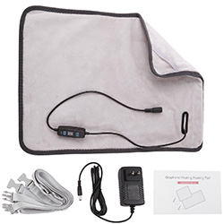 Far Infrared Graphene Heating Pad by BriGenius Far Infrared Graphene Heating Pad