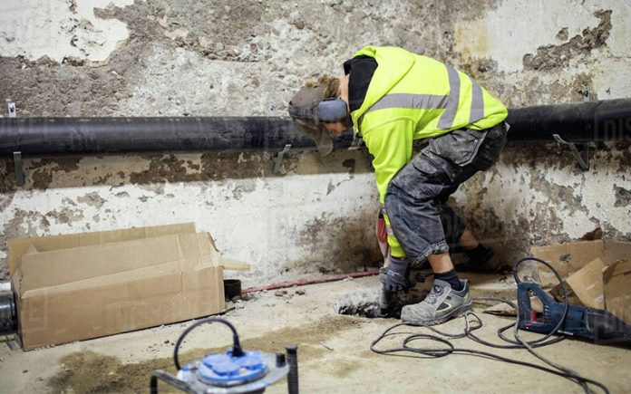 crawl space sump pump installation: