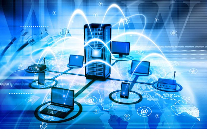 small business network setup diagram: