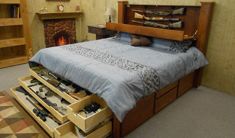 Hidden Gun Safe Furniture hidden gun safe ideas: gun safe room ideas
