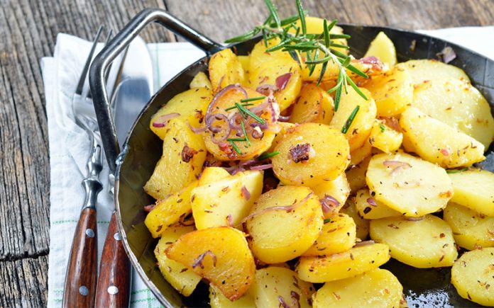 Deep-Fried-Breakfast-Potatoes-Feature Deep fried breakfast potatoes: