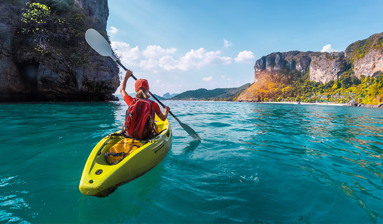 kayaking lagoon