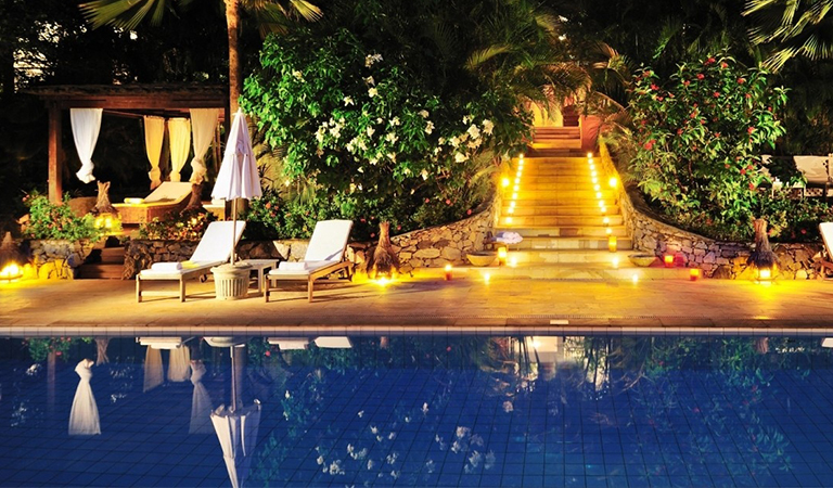 tropical swimming pool