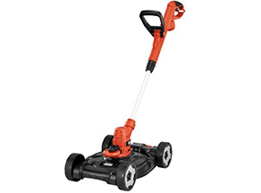 Best For Novices: BLACK+DECKER MTE912 6.5-Amp Electric 3-in-1 Trimmer/Edger and Mower