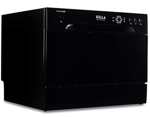 DELLA Portable Compact Countertop Dishwasher